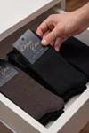 Solflex 4'lü Paket Özel Yıkanmış Parfümlü Pamuklu Uzun Erkek Çorap