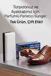 ShineMax - Parfümlü Torpido ve Deri Ayakkabı Parlatıcı Sünger, Çok Amaçlı Araç İçi Plastik Aksama Uyumlu ve Hızlı Bakım Temizleme Süngeri