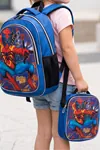 SuperHero Beslenme Çantalı İlkokul Ve Anaokulu Sırt Çantası Seti Ergonomik Çocuk Okul Çantası