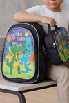 Little Dino Beslenme Çantalı İlkokul Ve Anaokulu Sırt Çantası Seti Ergonomik Çocuk Okul Çantası