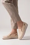 Kadın Ortopedik Delikli Comfort Günlük Ayakkabı BEJ