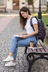 NovaBag Laptop Bölmeli 3 Gözlü Ergonomik Okul Ve Günlük Sırt Çantası Ortaokul Lise Üniversite Genç Okul Çantası