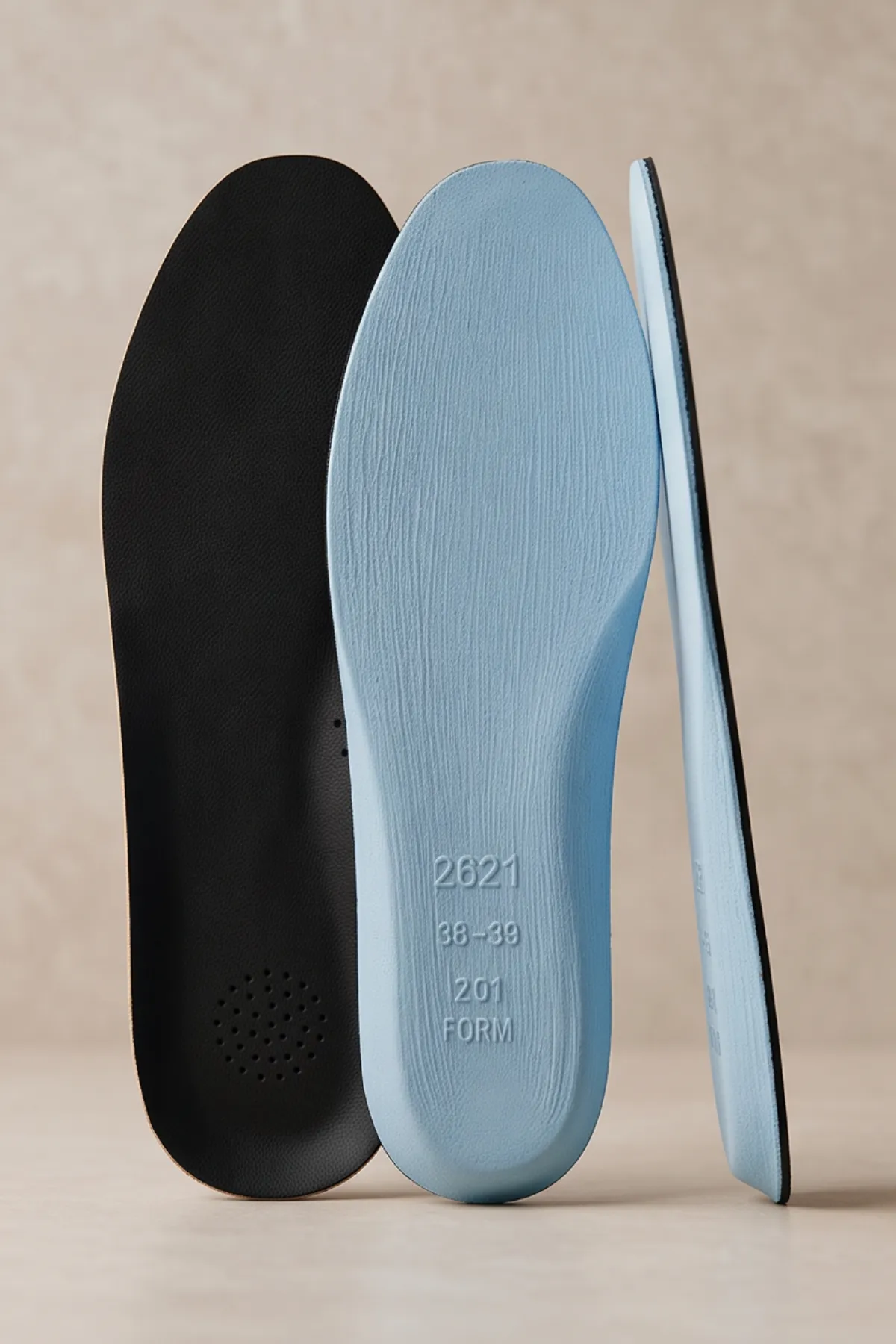 AeroForm Comfort: Memory Foam Akıllı Hafızalı Hakiki Deri Kaplama Ortopedik Ayakkabı Tabanlığı (36-45 Numara, Darbe Emici Anatomik Destek)