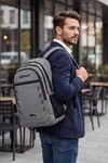4 Bölmeli Ergonomik Okul Lise Üniversite ve Günlük Çok Fonksiyonlu Geniş Hacimli Şehir ve Seyahat Antrasit Sırt Çantası