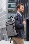 4 Bölmeli Ergonomik Okul Lise Üniversite ve Günlük Çok Fonksiyonlu Geniş Hacimli Şehir ve Seyahat Antrasit Sırt Çantası
