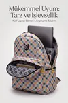NovaBag Laptop Bölmeli 3 Gözlü Ergonomik Okul Ve Günlük Sırt Çantası Ortaokul Lise Üniversite Genç Okul Çantası