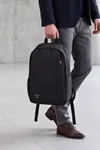 Unisex Üniversite Okul İş Günlük Kullanım Siyah Sırt Çantası Hafif Ergonomik Tasarım
