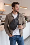 Gizli Cepli Çok Bölmeli Unisex Göğüs Ve Omuz Çantası Çapraz Askılı Ergonomik Sırt Çantası Seyahat Ve Günlük Body Bag
