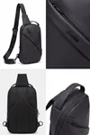 Gizli Cepli Çok Bölmeli Unisex Göğüs Ve Omuz Çantası Çapraz Askılı Ergonomik Sırt Çantası Seyahat Ve Günlük Body Bag
