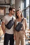 Gizli Cepli Çok Bölmeli Unisex Göğüs Ve Omuz Çantası Çapraz Askılı Ergonomik Sırt Çantası Seyahat Ve Günlük Body Bag