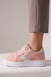Pudra Kadın Sneaker Kalın Taban Bağcıklı Rahat Günlük Yürüyüş Spor Ayakkabı