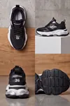Urban Motion Siyah Beyaz Kalın Taban Sneaker Siyah 