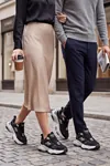 Urban Motion Siyah Beyaz Kalın Taban Sneaker Siyah 