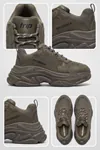 TerraFlex Haki Kalın Taban Günlük Sneaker
