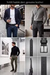 Titan Belt- %100 Hakiki Deri Tek Parça 4 cm Erkek Kemer 