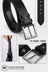 Titan Belt- %100 Hakiki Deri Tek Parça 4 cm Erkek Kemer 