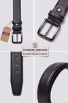 LeatherBelt - %100 Hakiki Deri Dikiş Detaylı Erkek Kemer 4 cm En
