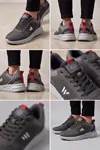 Cilt Su Geçirmez Spor Rahat 4 mevsim Sneaker 40 41 42 43 44  Numara Yürüyüş Ayakkabı