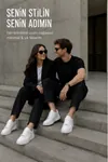 Aeterna Premium Unisex Sneaker - Dayanıklı Taban Rahat Beyaz Ayakkabı