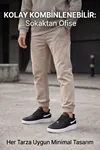 Aeterna Premium Unisex Sneaker - Dayanıklı Taban Rahat Siyah Beyaz Ayakkabı