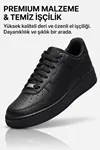 Aeterna Premium Unisex Sneaker - Dayanıklı Taban Rahat Siyah Ayakkabı